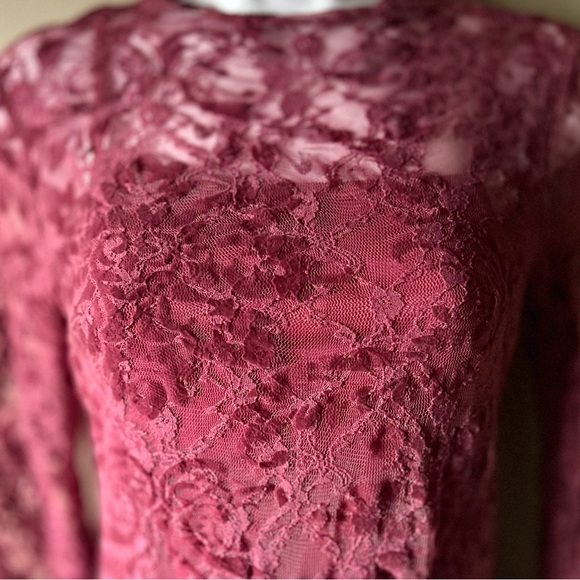 Forever 21 Lace Overlay A-Line Mini Dress - Picture 3 of 6